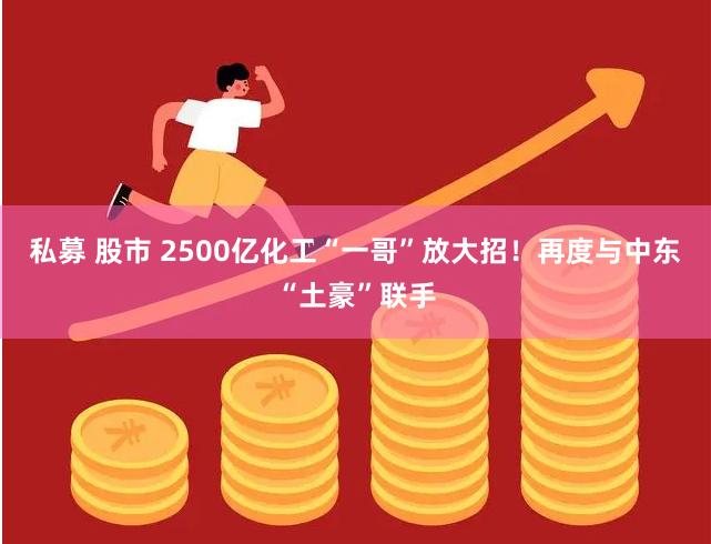 私募 股市 2500亿化工“一哥”放大招！再度与中东“土豪”联手