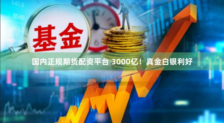 国内正规期货配资平台 3000亿！真金白银利好