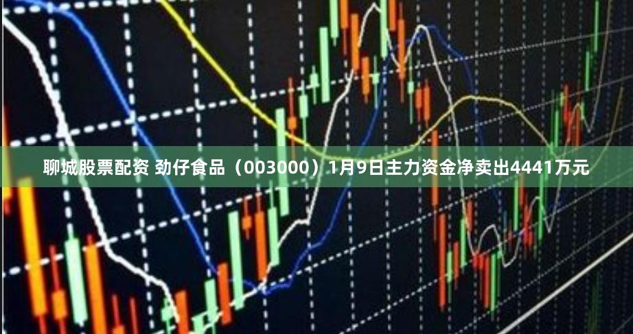 聊城股票配资 劲仔食品（003000）1月9日主力资金净卖出4441万元