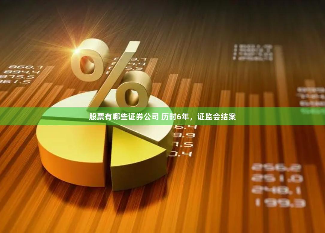 股票有哪些证券公司 历时6年，证监会结案
